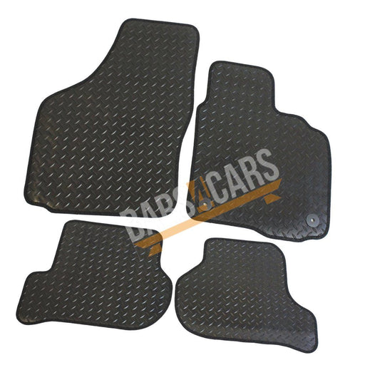 Tailored Rubber Mats for Skoda Octavia + Clips 2008 2009 2010 2011 2012 2013 UKB4C  - Dynamic Drive