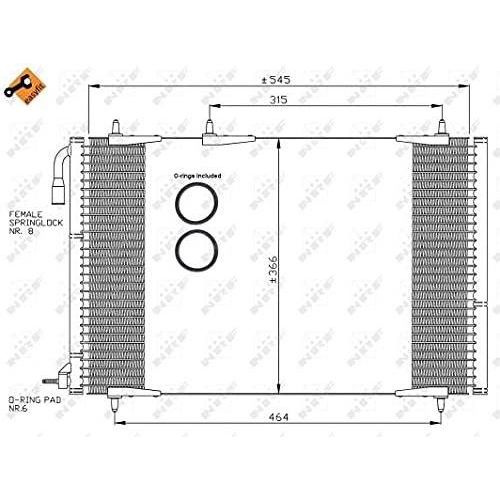 NRF Condenser 35836