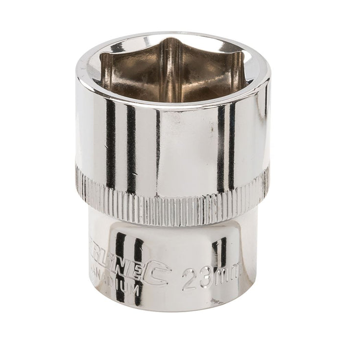 Silverline Socket 1/2" Drive 6pt Metric 23mm