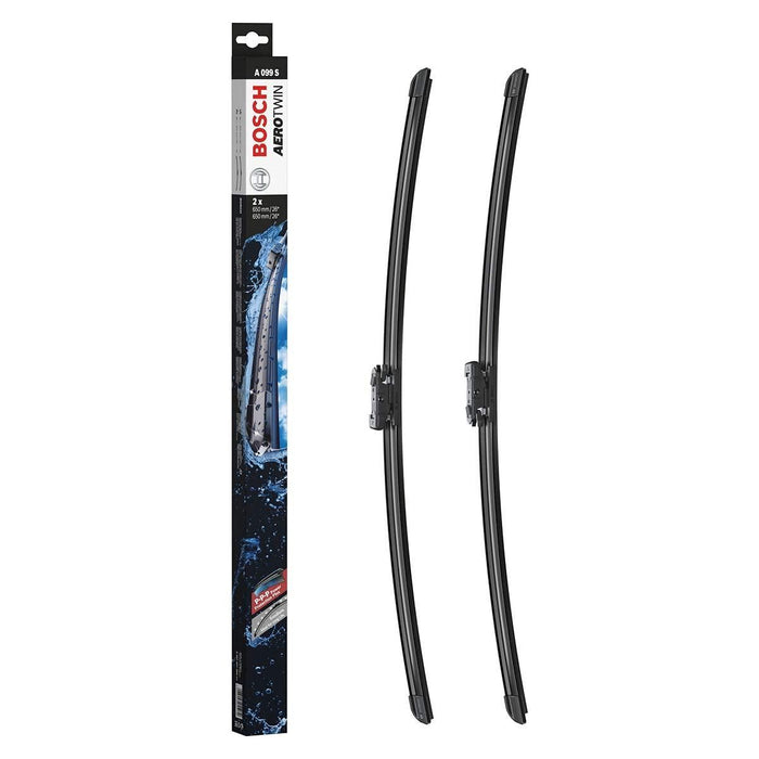 BOSCH Aerotwin Front Windscreen Wiper Blades Set for Seat Leon Mk2 2005-On