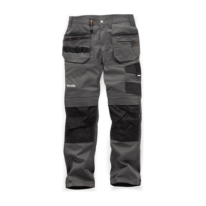 Scruffs Trade Flex Trousers Graphite 40R Scruffs  - Dynamic Drive