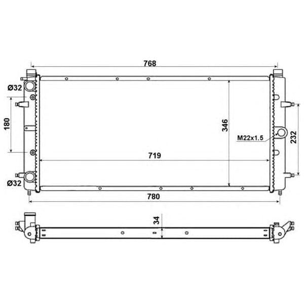 NRF Radiator 509514