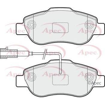 Apec Brake Pads Front Fits Fiat 500 Ford Ka