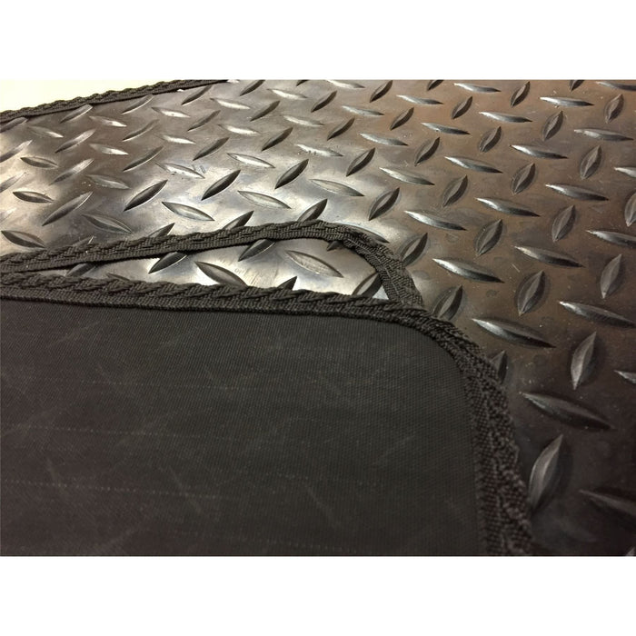 Fully Tailored Black Rubber Car Mats for Citroen C5 08 ON Set of 3 With 4 Clips UKB4C  - Dynamic Drive