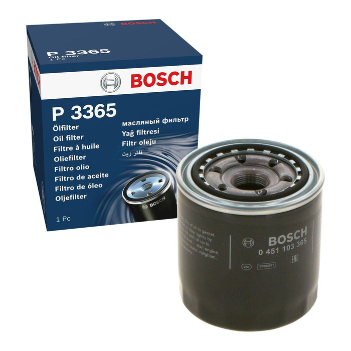 Genuine Bosch Car Oil Filter P3365 fits Toyota RAV 4 D4d - 2.0 - 01-05 045110336