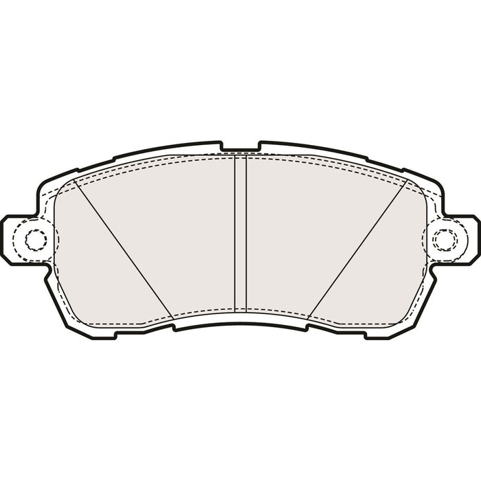 Genuine APEC Front Brake Discs & Pads Set Vented for Ford Ka+