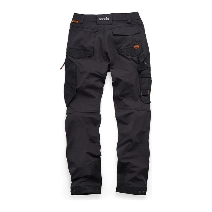 Scruffs Pro Flex Plus Trousers Black 32R Scruffs  - Dynamic Drive