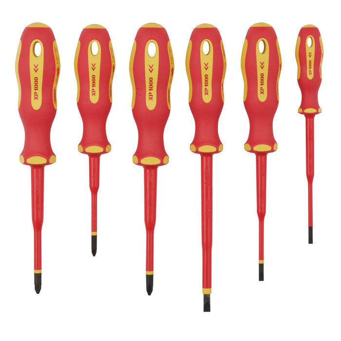 Draper XP1000 VDE Slimline Screwdriver Set (6 Piece) 02167 Draper  - Dynamic Drive