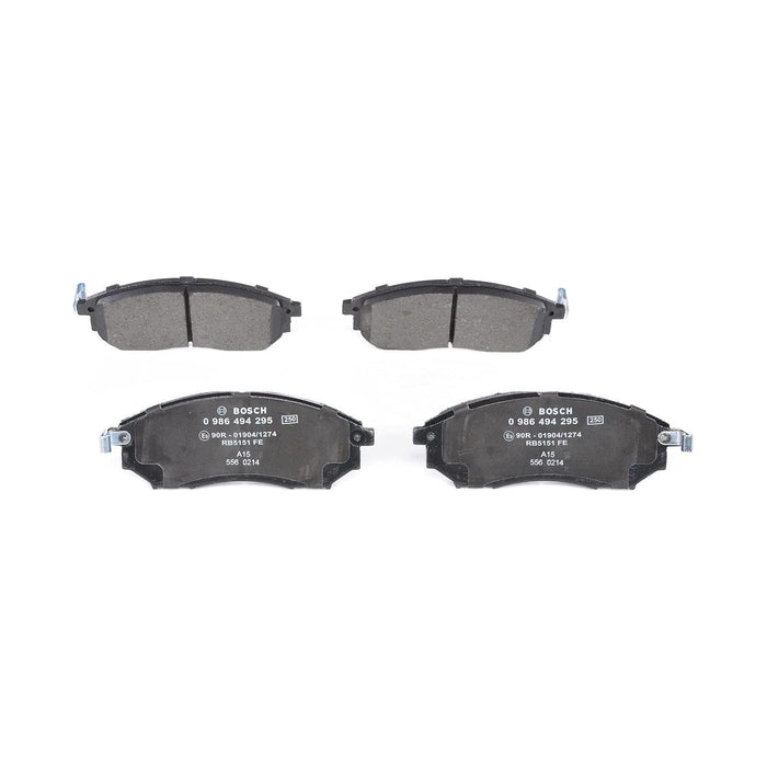 Genuine Bosch Brake Pad Set Bp1244 fits Nissan Navara dCi - 2.5 - 09- 0986494295