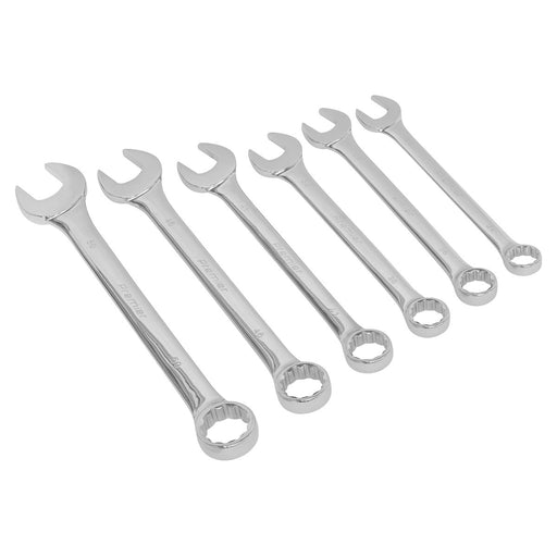 Sealey Combination Spanner Set 6pc Super Jumbo Metric AK6324 Sealey  - Dynamic Drive