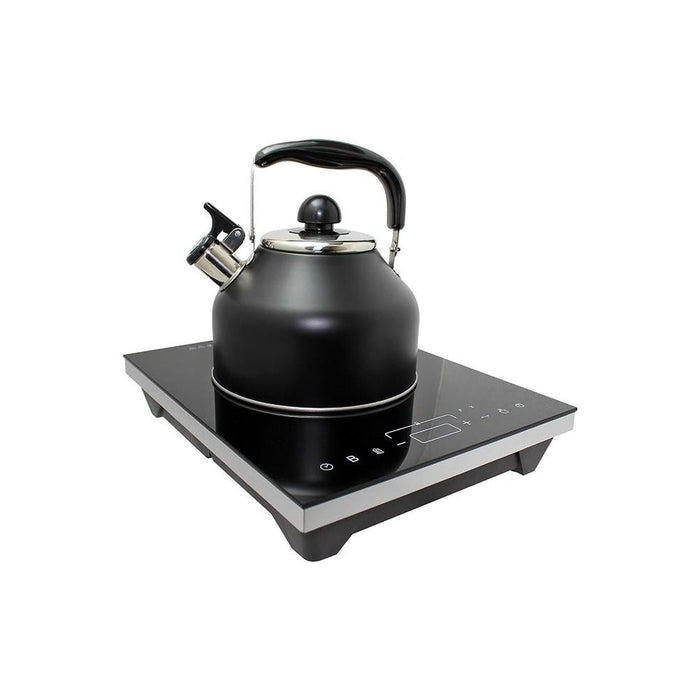 Outdoor Revolution Induction Hob Whistling Kettle 2.2L Black for Camping Caravan