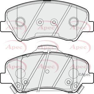 Apec Brake Pads Front Fits Kia Rio