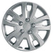 New Universal 17 Inch Silver Gyro Set of 4 Wheel Trims / Hub Caps by Ring Ring  - Dynamic Drive