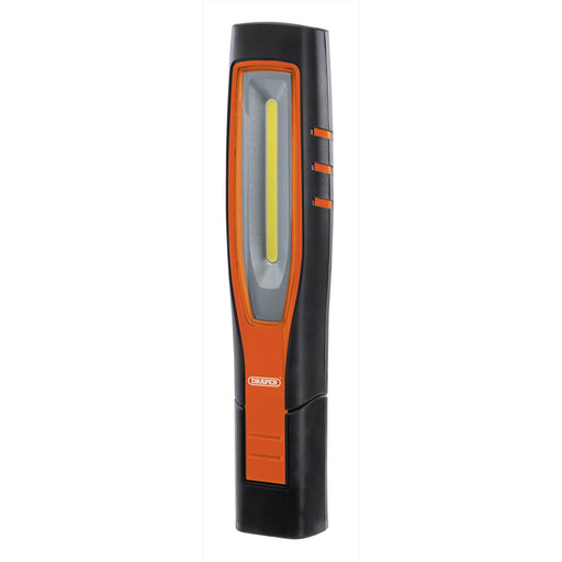 Draper COB/SMD LED Rechargeable Inspection Lamp, 10W, 1,000 Lumens, Orange 11766 Draper  - Dynamic Drive