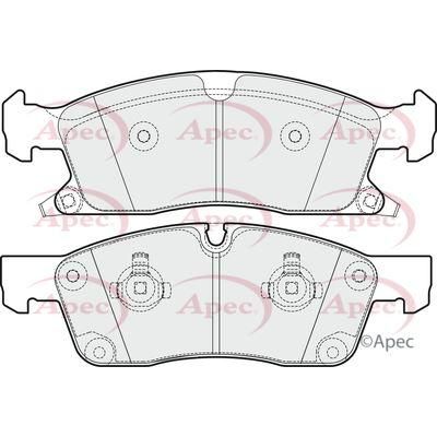 Apec Brake Pads Front Fits Jeep Cherokee