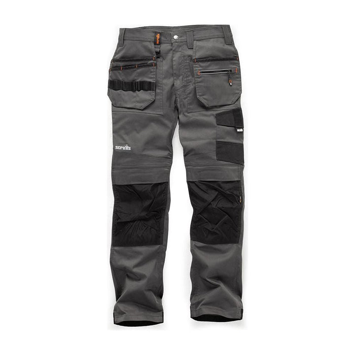 Scruffs Trade Flex Trousers Graphite 28S Scruffs  - Dynamic Drive