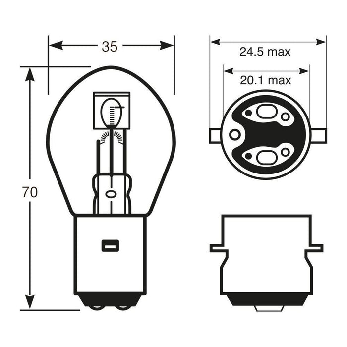 Ring R398 Lamp 24V, 45/40W