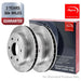 Pair of Apec Brake Disc Rear Fits Jaguar/Daimler F Type Apec  - Dynamic Drive