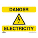 Sealey Warning Safety Sign Danger Electricity Rigid Plastic SS41P1 Sealey  - Dynamic Drive