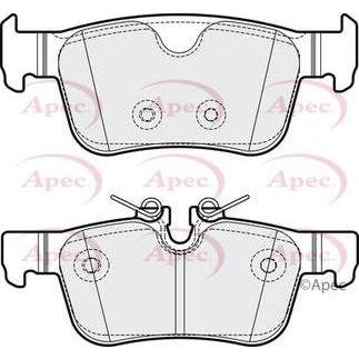 Apec Brake Pads Rear Fits Volvo