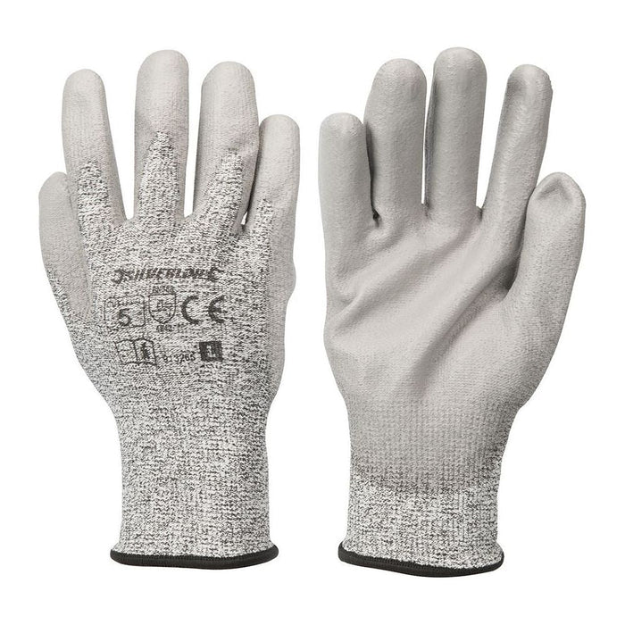 Silverline Anti-Cut Gloves Cut D L 9