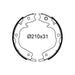 Valeo Drum Brake Shoes 564325 Automotive Part fits Isuzu Valeo  - Dynamic Drive