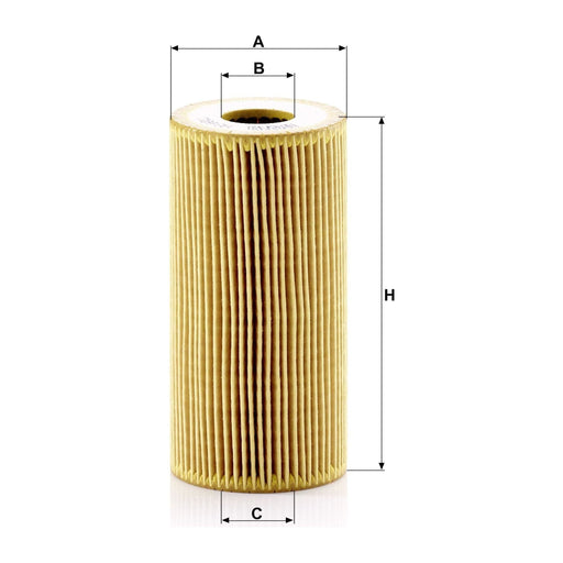 Genuine Mann Oil Filter for Mercedes C ClassRenault EsapC HU6011Z Mann & Hummel  - Dynamic Drive