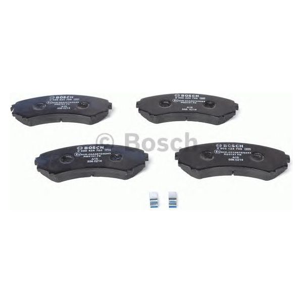 Genuine Bosch Brake Pad Set Bp422 fits Mitsubishi Shogun DiD - 3.2 - 11- 0986424