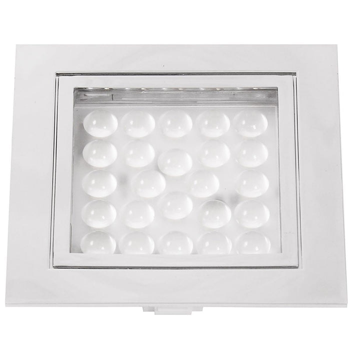 AAA LED Square Downlight Chrome Warm White AAA  - Dynamic Drive