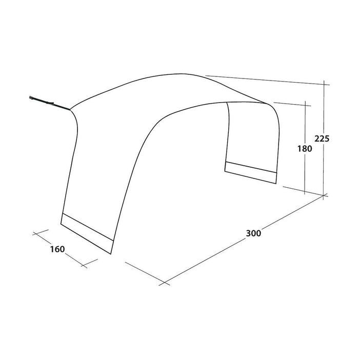 Outwell Lounge Tent Lounge Connector Medium Outwell  - Dynamic Drive