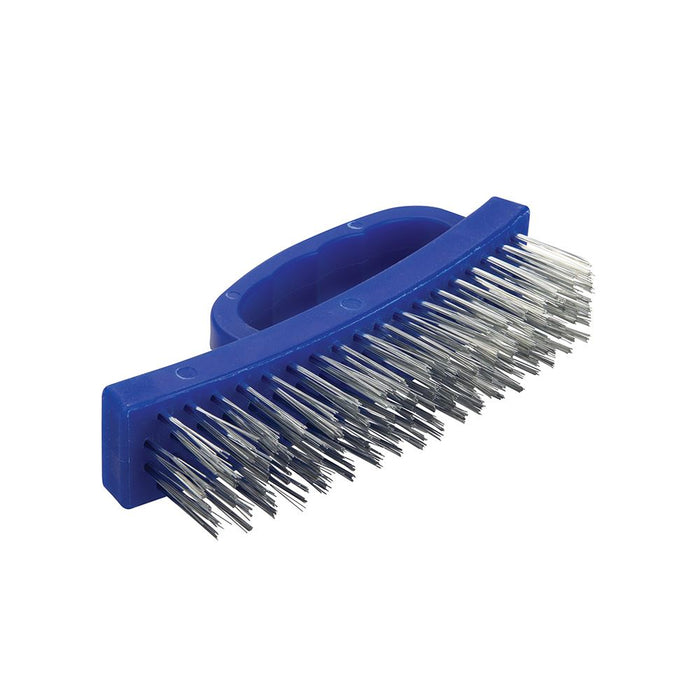 Silverline D-Handle Wire Brush 4 Row