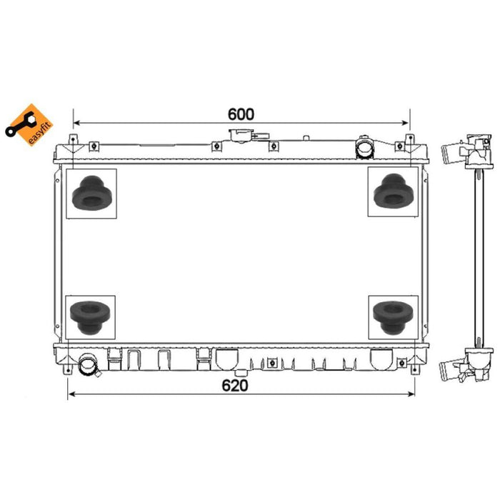 NRF Radiator 53317