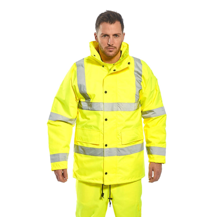 Portwest Hi-Vis Traffic Jacket - Yellow - X Large