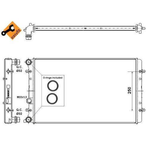 NRF Radiator 509529