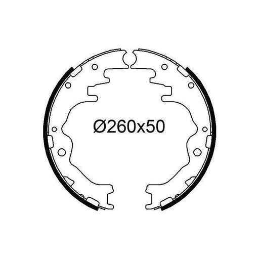 Valeo Drum Brake Shoes 564302 Automotive Part fits Mazda Valeo  - Dynamic Drive