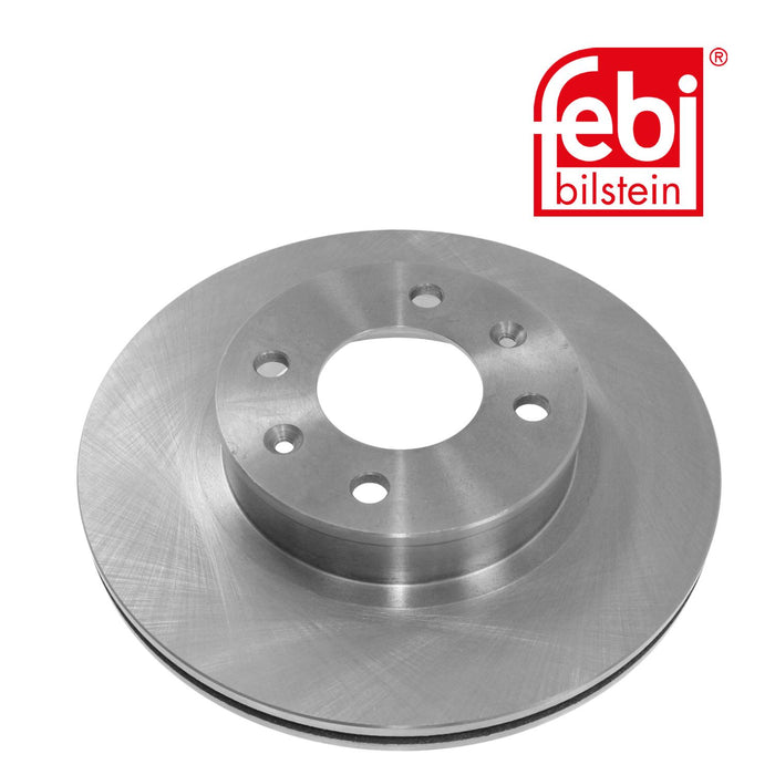 Genuine FEBI Front Brake Discs & Pads Set Vented for Hyundai i10