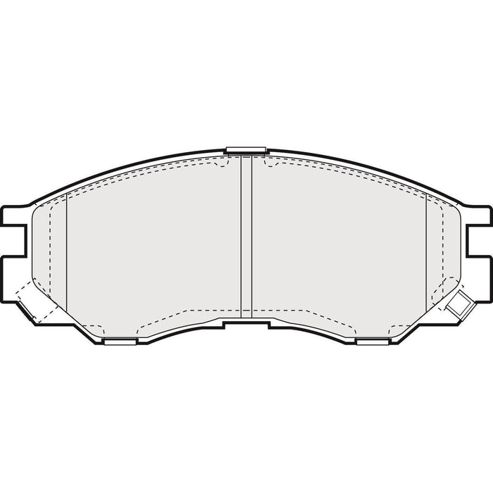 Apec Brake Pads Front Fits Mitsubishi L200 L400 Van Space Gear Strada