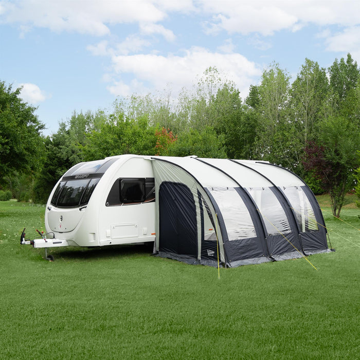 Leisurewize Awning Ontario 390 x 240cm Grey Caravan Camping Easy Assemble Leisurewize  - Dynamic Drive