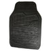 Heavy Duty Rubber Floor Mats Set with Red Fits Nissan Almera Note Pixo Qashqai UKB4C  - Dynamic Drive