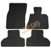 White Trim Tailored Rubber Car Mats for Bmw X5 13 (Dec)> (F15) 5 Seat Set of 4 UKB4C  - Dynamic Drive