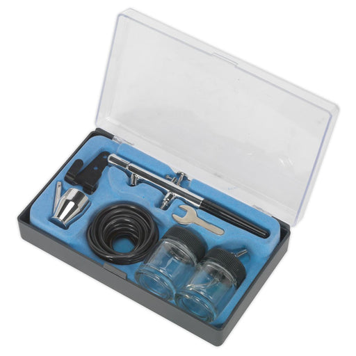 AIR BRUSH KIT PROFESSIONAL WITHOUT PR LANT Sealey  - Dynamic Drive