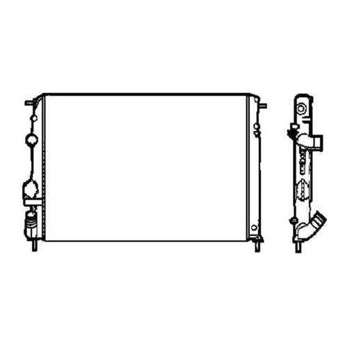 NRF Radiator fits Renault Megane Scénic NRF  - Dynamic Drive