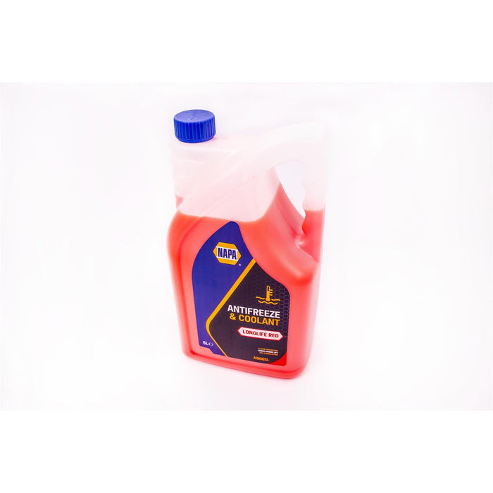 NAPA Red Antifreeze & Coolant 5L Long Life Hi Spec 5 Litre