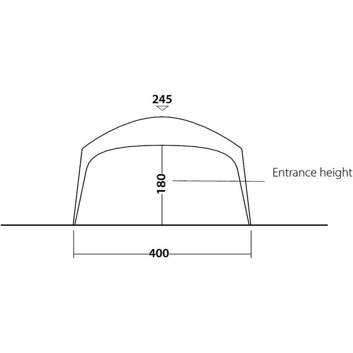 Outwell Summer Lounge XL 4 x 4 Event Shelter Gazeebo with UPF 50+ Outwell  - Dynamic Drive