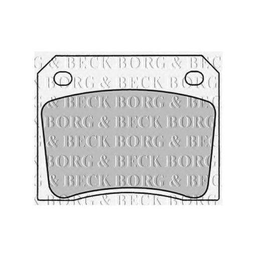 Genuine Borg & Beck Brake Pads fits Jaguar R BBP1281 Borg & Beck  - Dynamic Drive