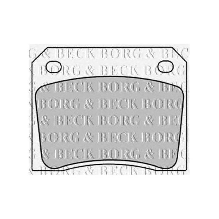 Genuine Borg & Beck Brake Pads fits Jaguar R BBP1281 Borg & Beck  - Dynamic Drive