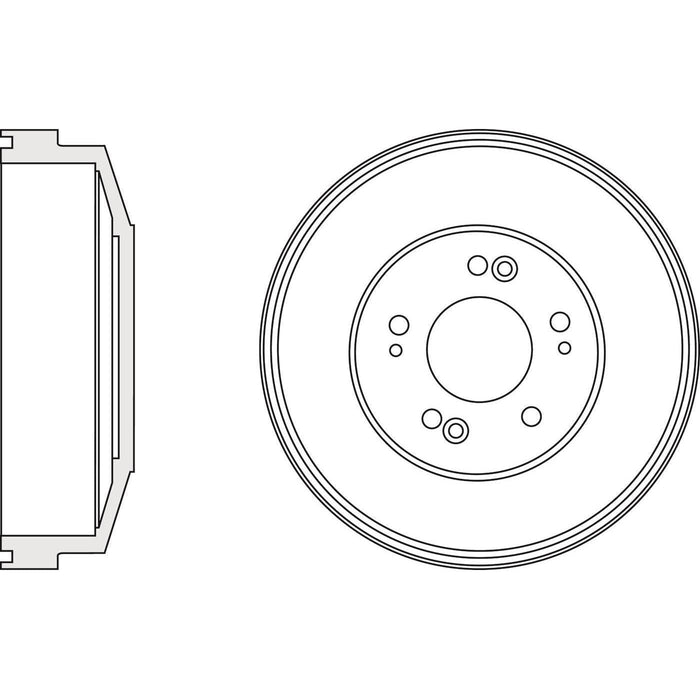 Apec Brake Drum Rear Fits Kia Sedona