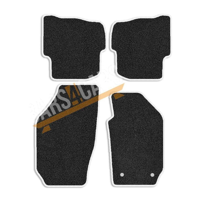 Tailored White Trim Carpet Mats for Seat Ibiza 06-08 + Clips 2006 2007 2008 UKB4C  - Dynamic Drive