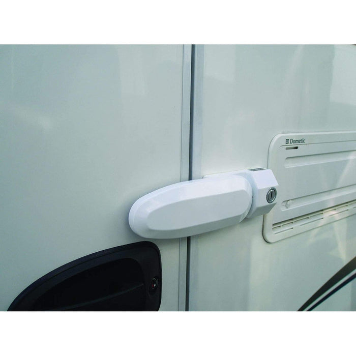 Milenco Caravan Motorhome Security Door Lock Locks from inside and outside 4718