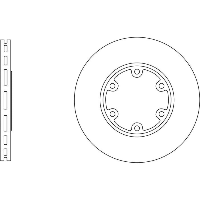 Apec Brake Disc Front Fits Mazda E2200